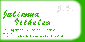 julianna vilhelem business card